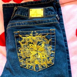 Baby phat size 5 bootcut jeans